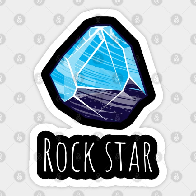 rock star Sticker by juinwonderland 41